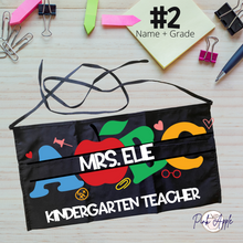 Load image into Gallery viewer, Teacher Apron: ABC&#39;s
