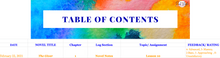 Load image into Gallery viewer, Digital Reading Log- Rainbow
